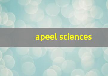 apeel sciences